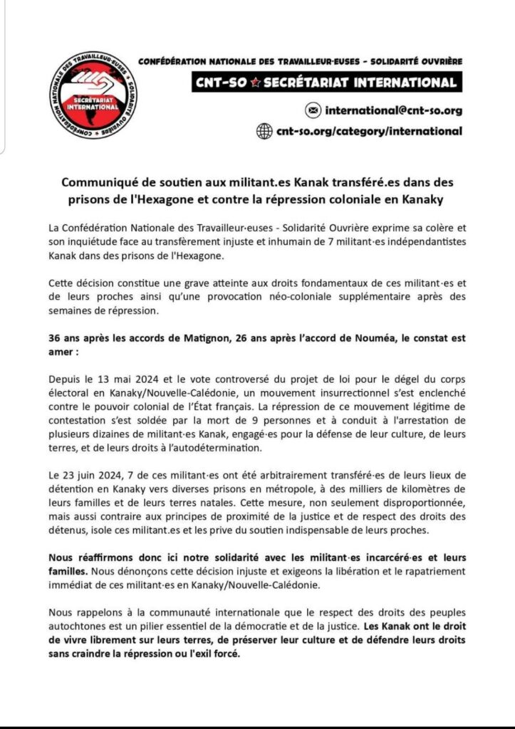 Répression en Kanaky, le colonialisme français n'a pas cessé