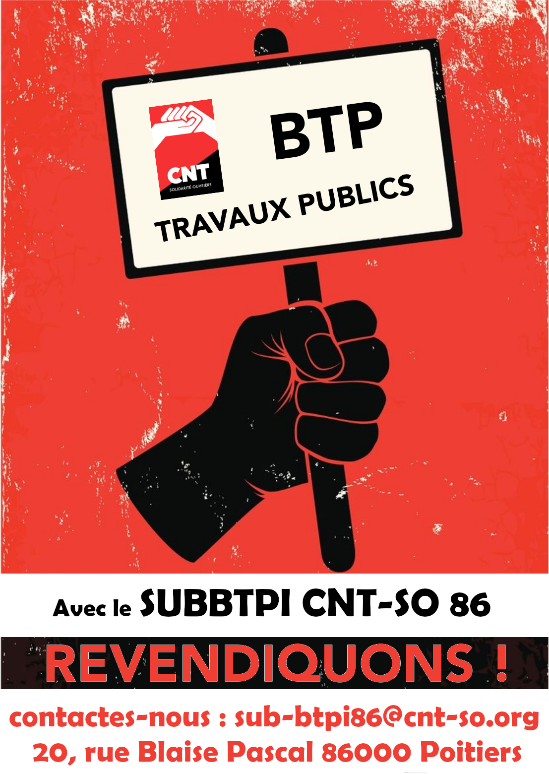 Création du syndicat du BTP de la Vienne et alentours.