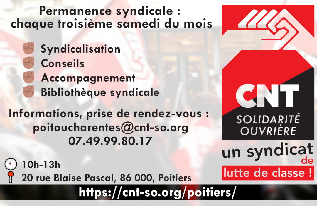 Permanences juridiques de la CNT-SO